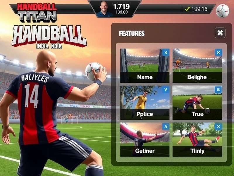 Handball Titan India Game Screenshot
